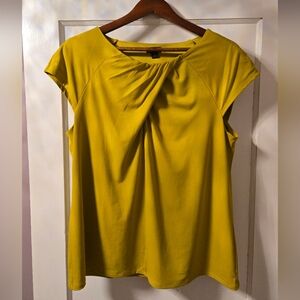 Ann Taylor Chartreuse Blouse